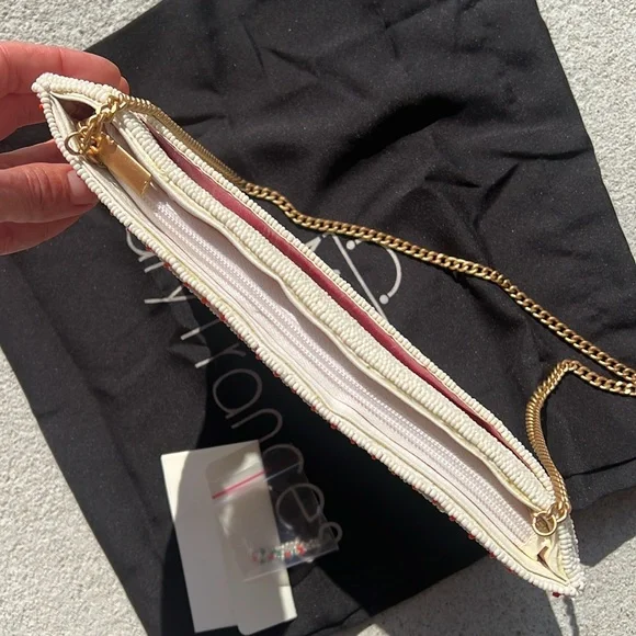 Mary Frances Crossbody bag beaded rhinestones handbag clutch castle - Picture 8 of 16